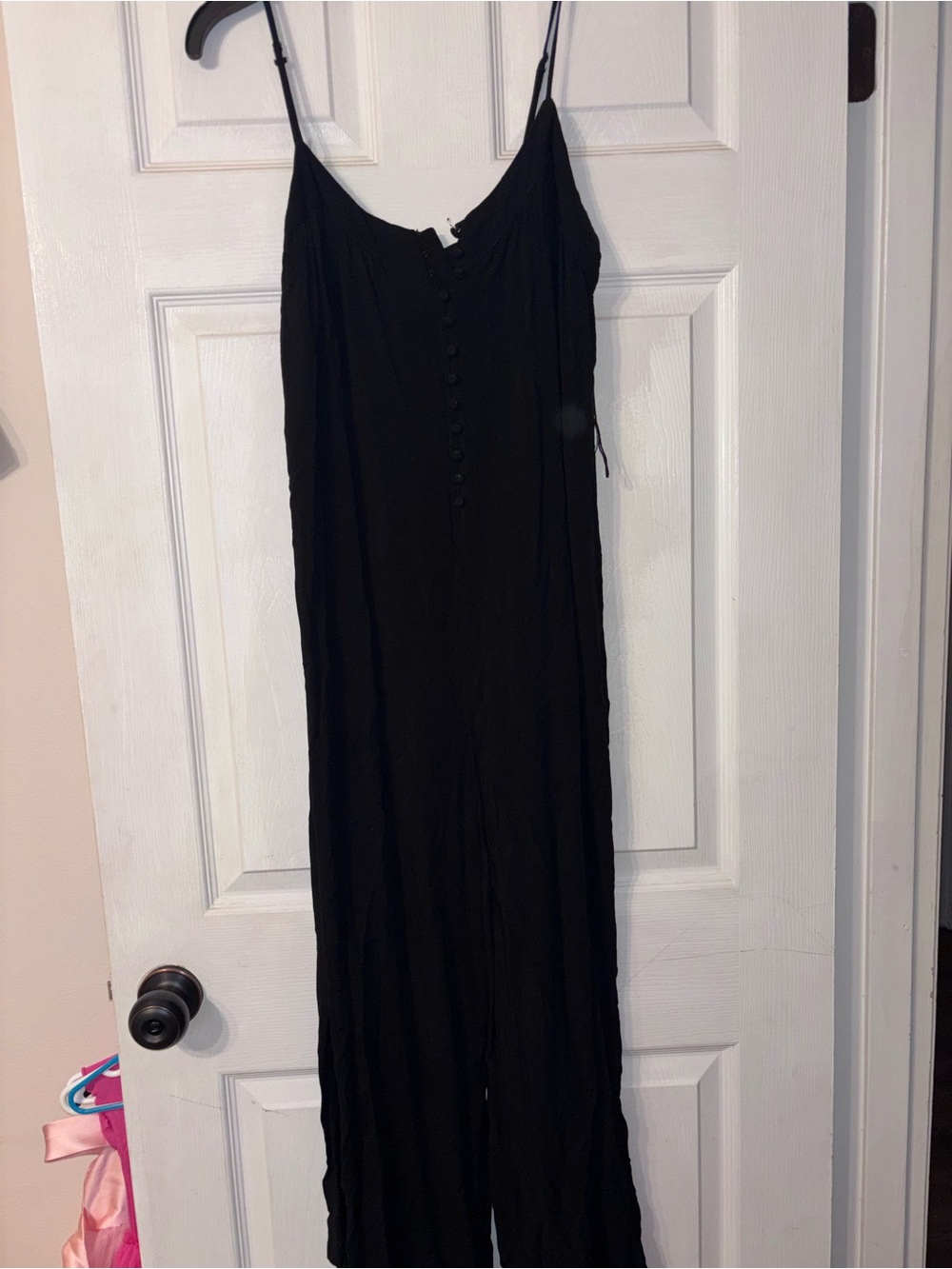 Mi Amore Black Spaghetti Strap Top